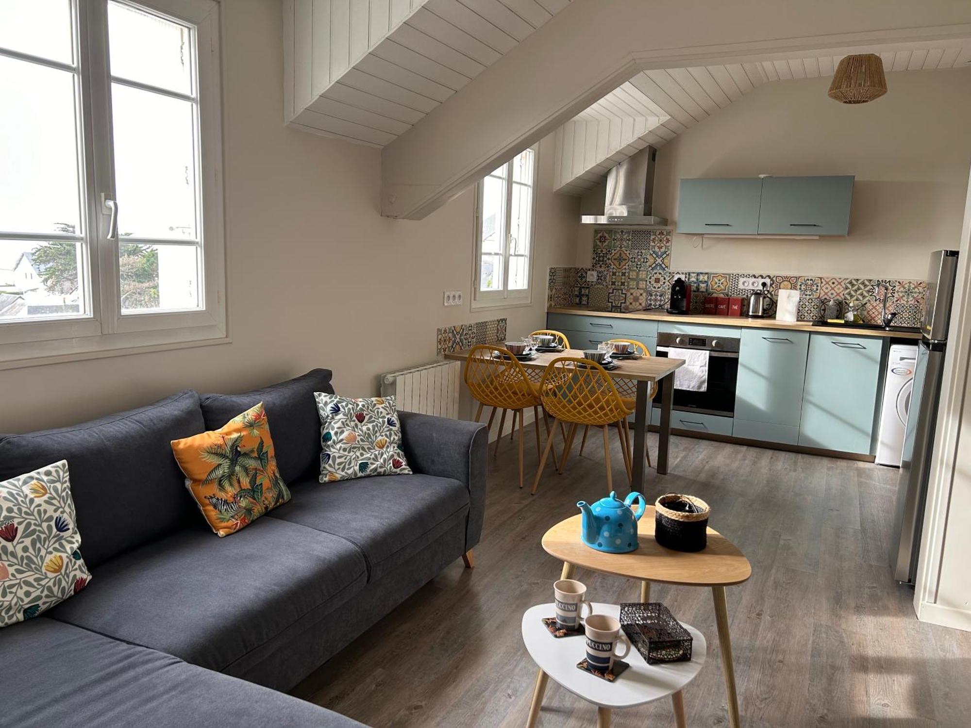 Appartement Pour Evasion Marine A Hauteville Sur Mer מראה חיצוני תמונה